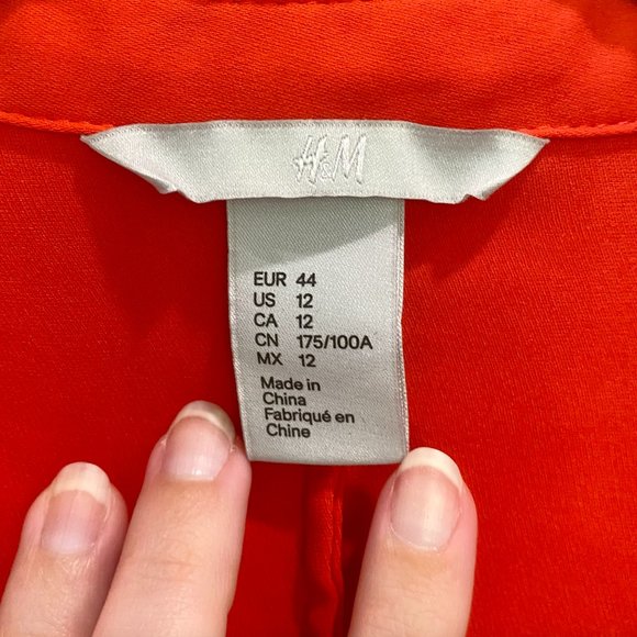 PRELOVED H&M || ORANGE MIDI DRESS - Picture 3 of 5